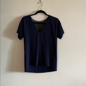 Navy Babaton blouse.
